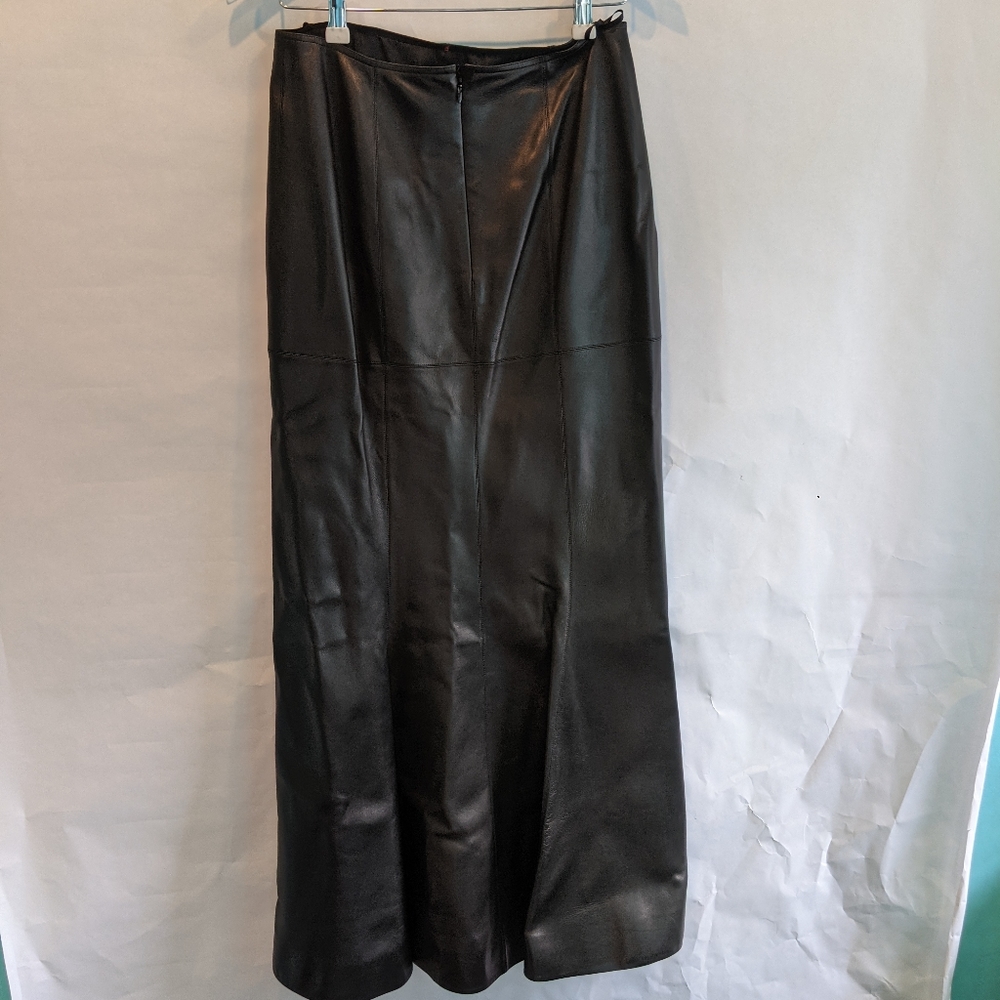 Alaia Leather Maxi skirt size XL (44) BNWT - Picture 5 of 11